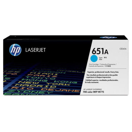 HP 651A Cyan Original LaserJet Toner Cartridge 16 000 pgs
