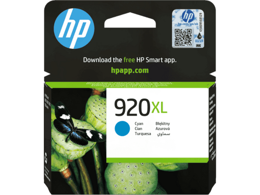 HP 920XL High Yield Cyan Original Ink Cartridge ~700 pgs