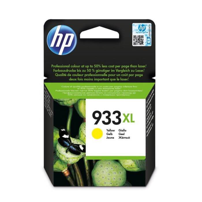 HP 933XL High Yield Yellow Original Ink Cartridge ~825 pgs