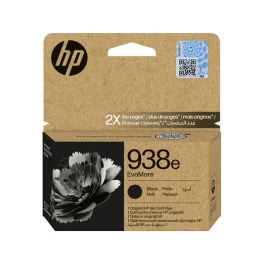 HP 938e EvoMore Black Original Ink Cartridge ~2,500 pages