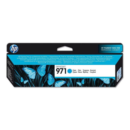 HP 971 Cyan Original Ink Cartridge ~2 500 pgs