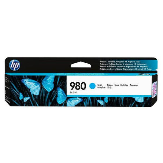 HP 980 Cyan Original Ink Cartridge 6 600 pgs