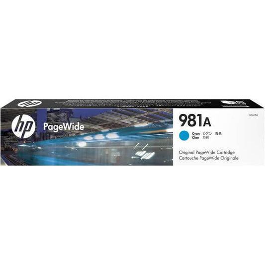 HP 981A Cyan Original PageWide Cartridge ~6 000 pgs