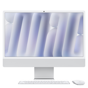 24-inch iMac with Retina 4.5K Display: Apple M4 Chip with 10-Core CPU and 10-Core GPU, 24GB, 512GB SSD - Silver