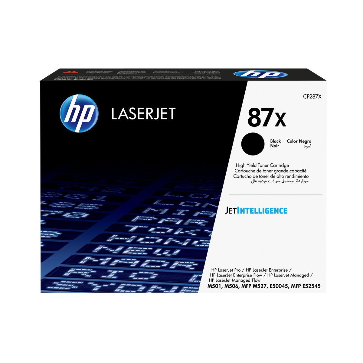 HP 87x Original Black Laserjet Toner Cartridge For HP Laserjet M506: M501:m527:e50045: E52545