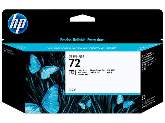 HP 72 130ml Original Photo Original Black Ink Cartridge For Use In Selected H