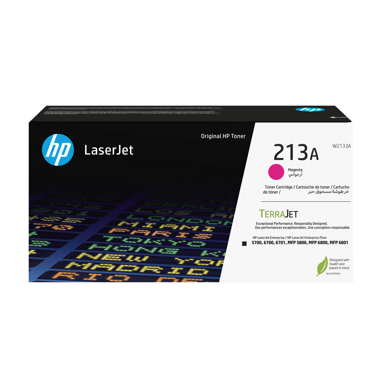 HP 213a Original Magenta Laserjet Toner Cartridge For HP Laserjet Enterprise Sfp 5700: 6700: Mfp 5800: 6800 & HP Color Laserjet Enterprise X55745 and Mfp X58045