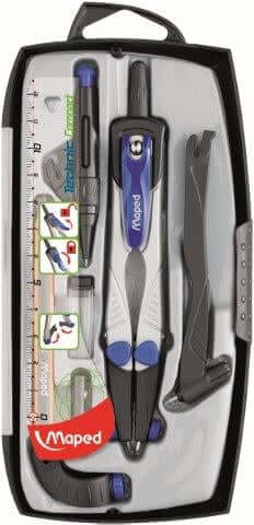 MAPED Compass Technic Compact 7 Piece 538717