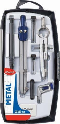 MAPED Compass Metal Start 8 Piece 197514