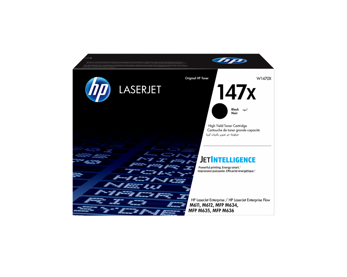 HP 147x Original Black Laserjet Toner Cartridge For HP Laserjet Enterprise M611:m612: Mfp M634:m635:m636