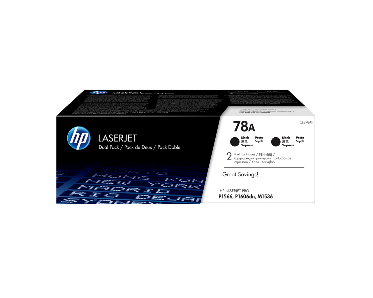 HP 78a Original Black Laserjet Toner Cartridge For HP Laserjet P1566:p1606:m1536 Mfp
