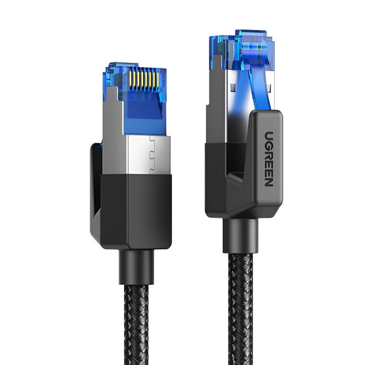 UGREEN Cat8 Nylon Braided Ethernet Cable – 40Gbps with Modular Plugs – 2m