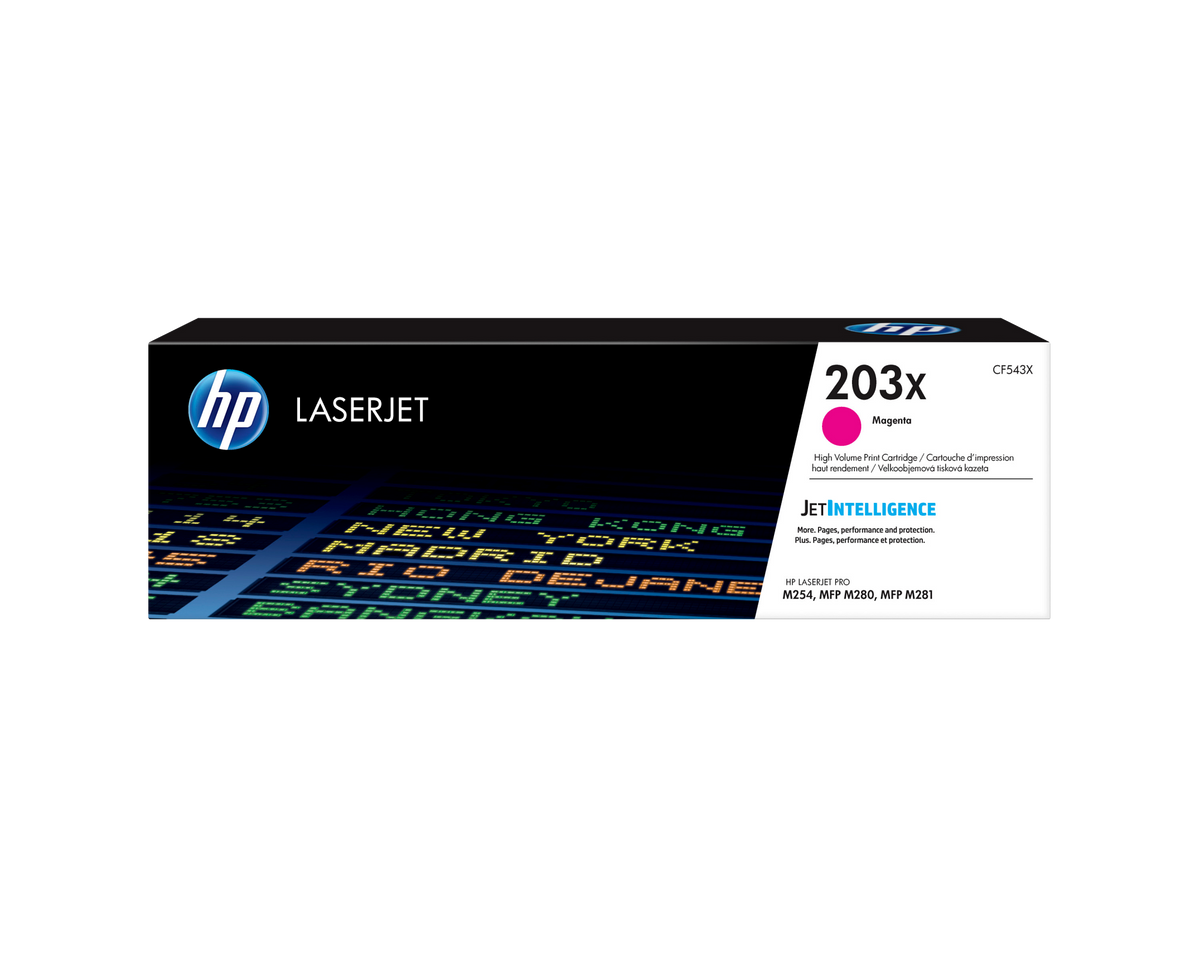HP 203x Original Magenta Laserjet Toner Cartridge  For HP Color Laserjet Pro M 254: Mfp M280:281