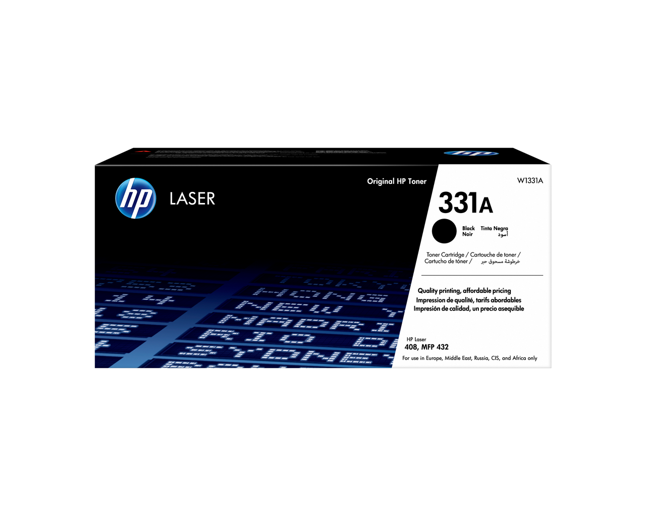 HP 331a Original Black Laserjet Toner Cartridge For HP Laser 408: Mfp 432