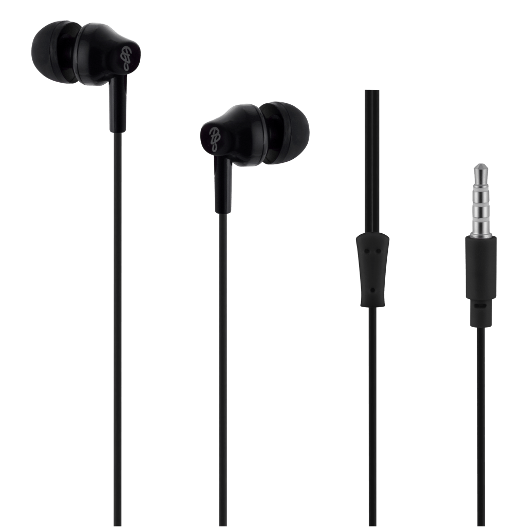 Pro Bass Genesis series Packaged Aux earphone No Microphone- Black