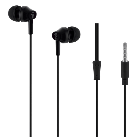 Pro Bass Genesis series Packaged Aux earphone No Microphone- Black
