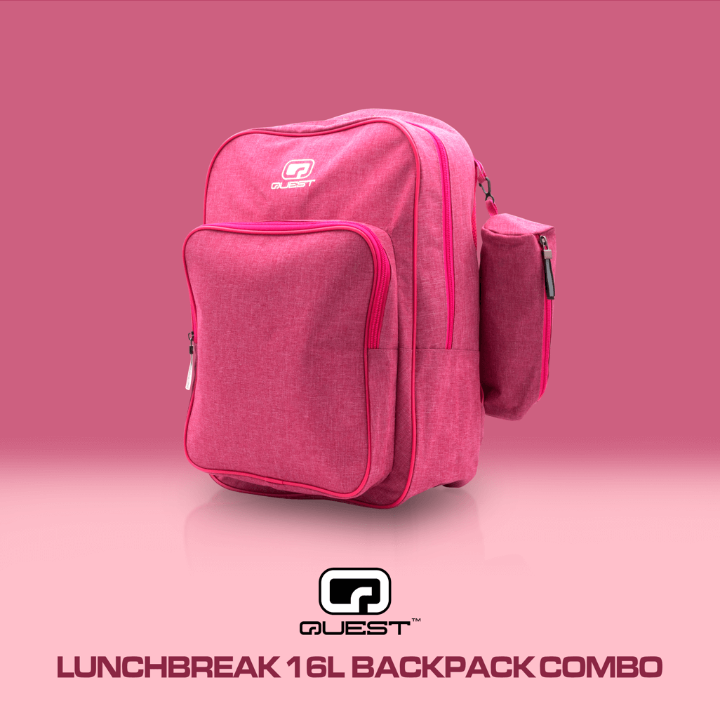 Quest Lunchbreak 16L Backpack Combo Pink