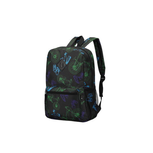 Quest Neon Sneakers 4 Piece Backpack Combo Black
