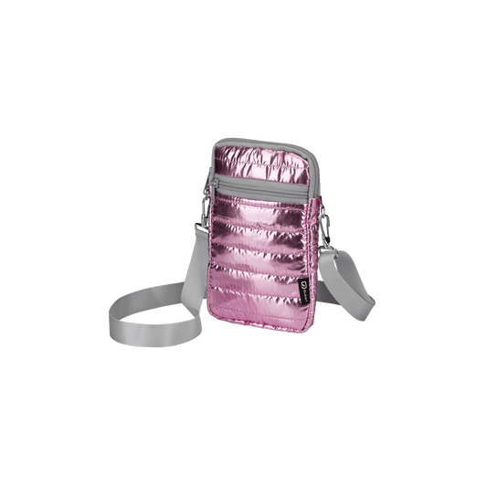 Quest Puffer Cross Body Bag Pink