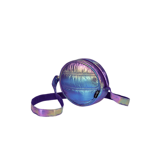 Quest Puffer Cross Body Bag Purple