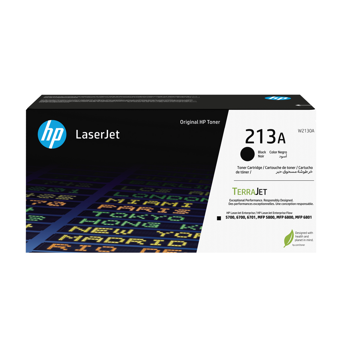 HP 213a Original Black Laserjet Toner Cartridge For HP Laserjet Enterprise Sfp 5700: 6700: Mfp 5800: 6800 & HP Color Laserjet Enterprise X55745 and Mfp X58045