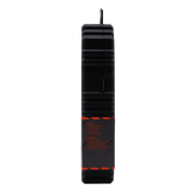 Rugged by Volkano Dual USB Car Charger featuring QC3.0 and PD technology, side view design.