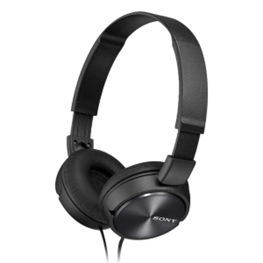 Sony MDR-ZX310AP (Black) Folding Aux Headphones with Mic