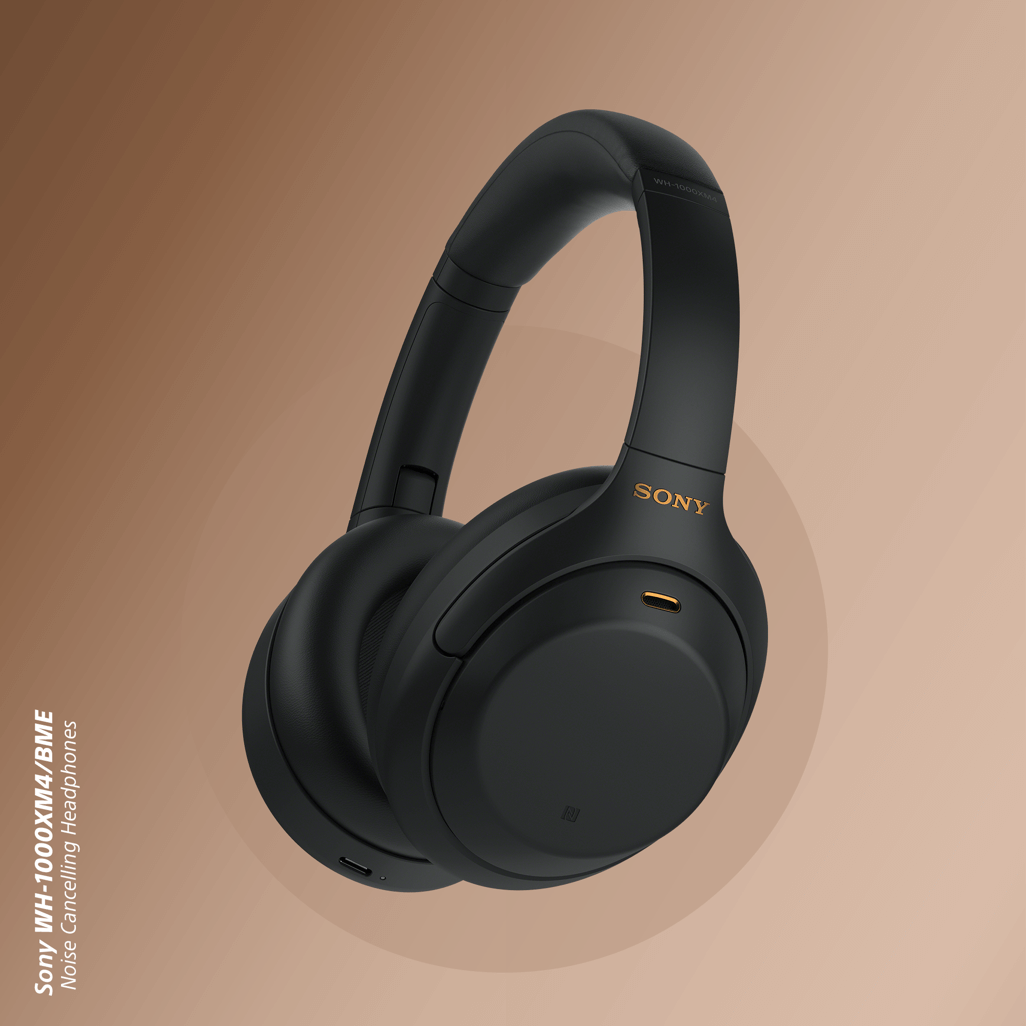 Sony WH-1000XM4 (Black) Noise Cancelling BT Headphones
