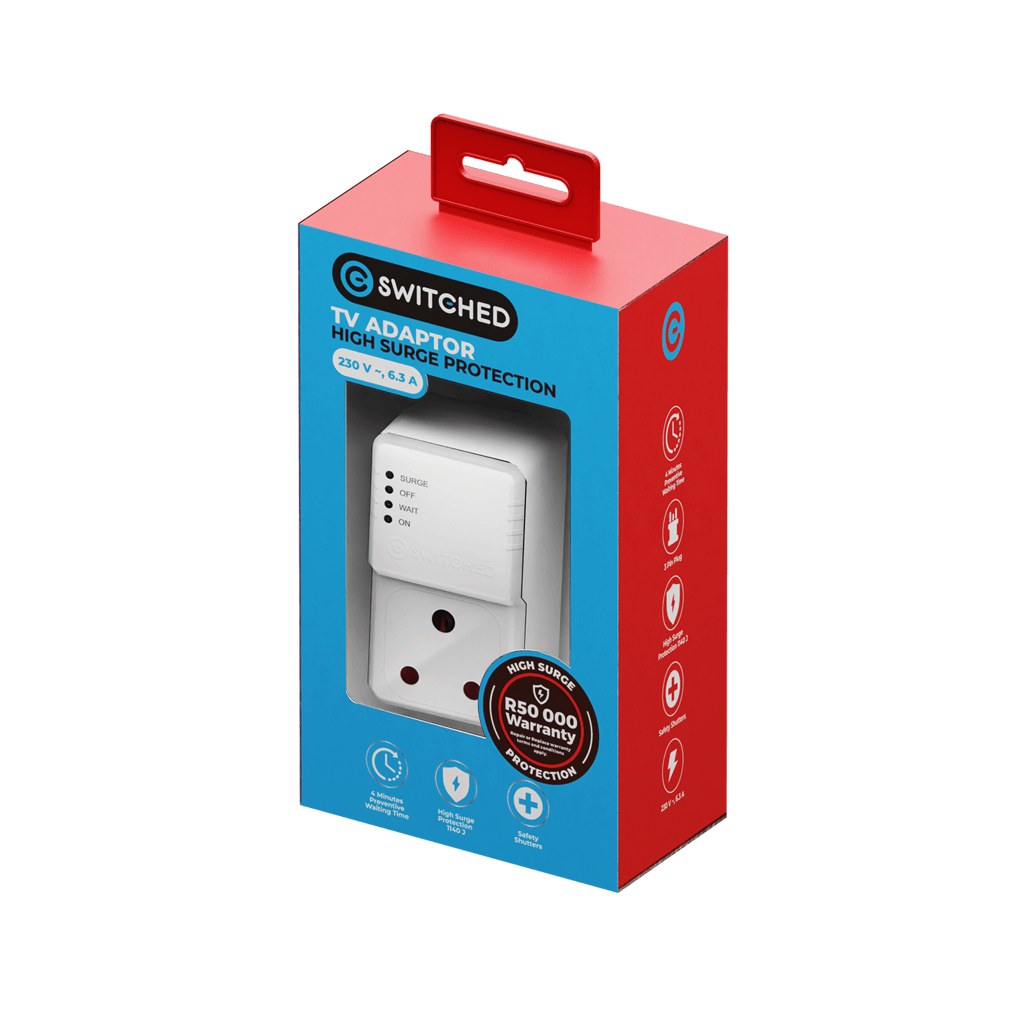 SWITCHED 1 Way TV High Surge Adaptor