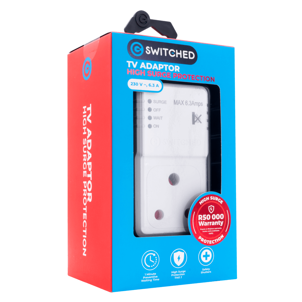 SWITCHED 1 Way TV High Surge Adaptor