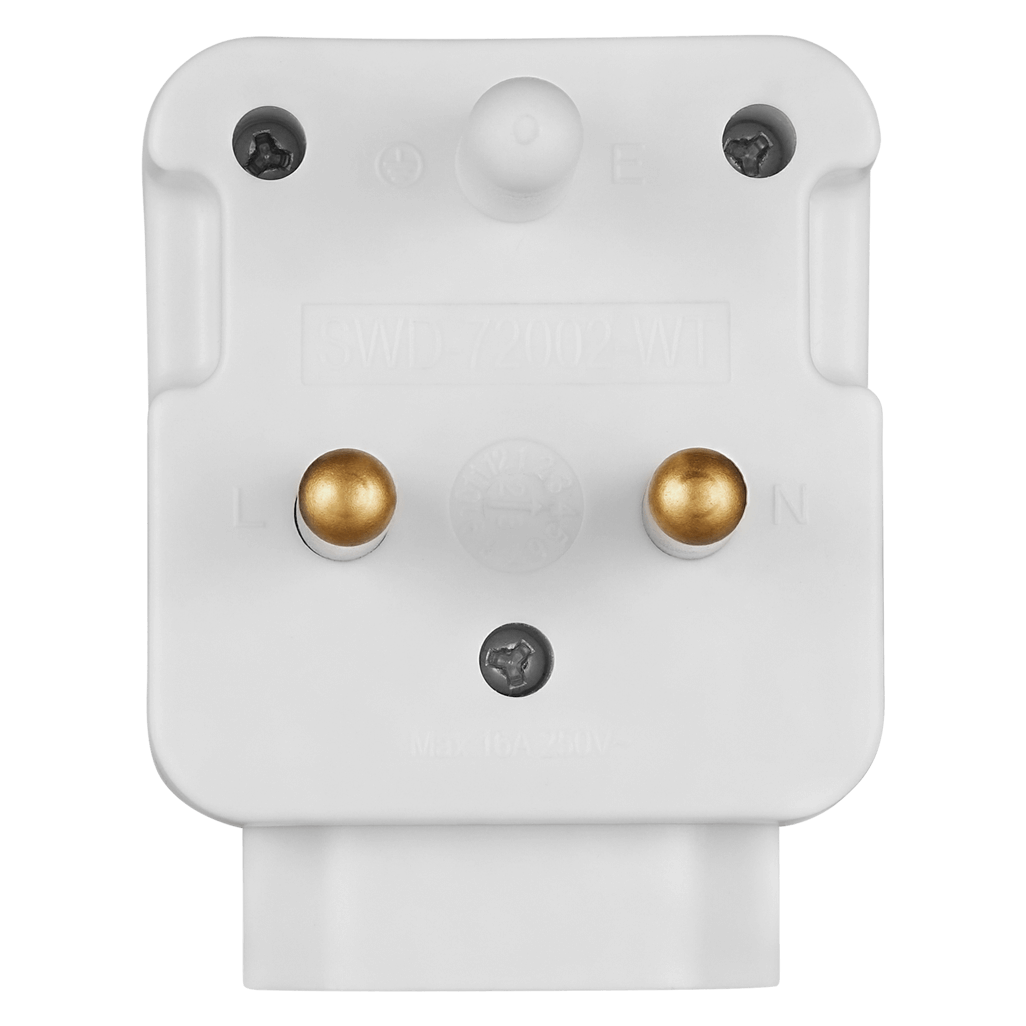 SWITCHED 2 Way Adaptor top and bottom loader- White