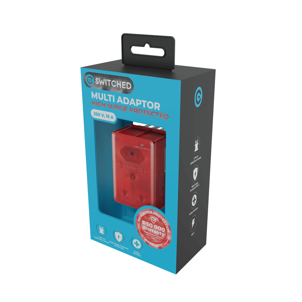 SWITCHED 2 Way High Surge Adaptor