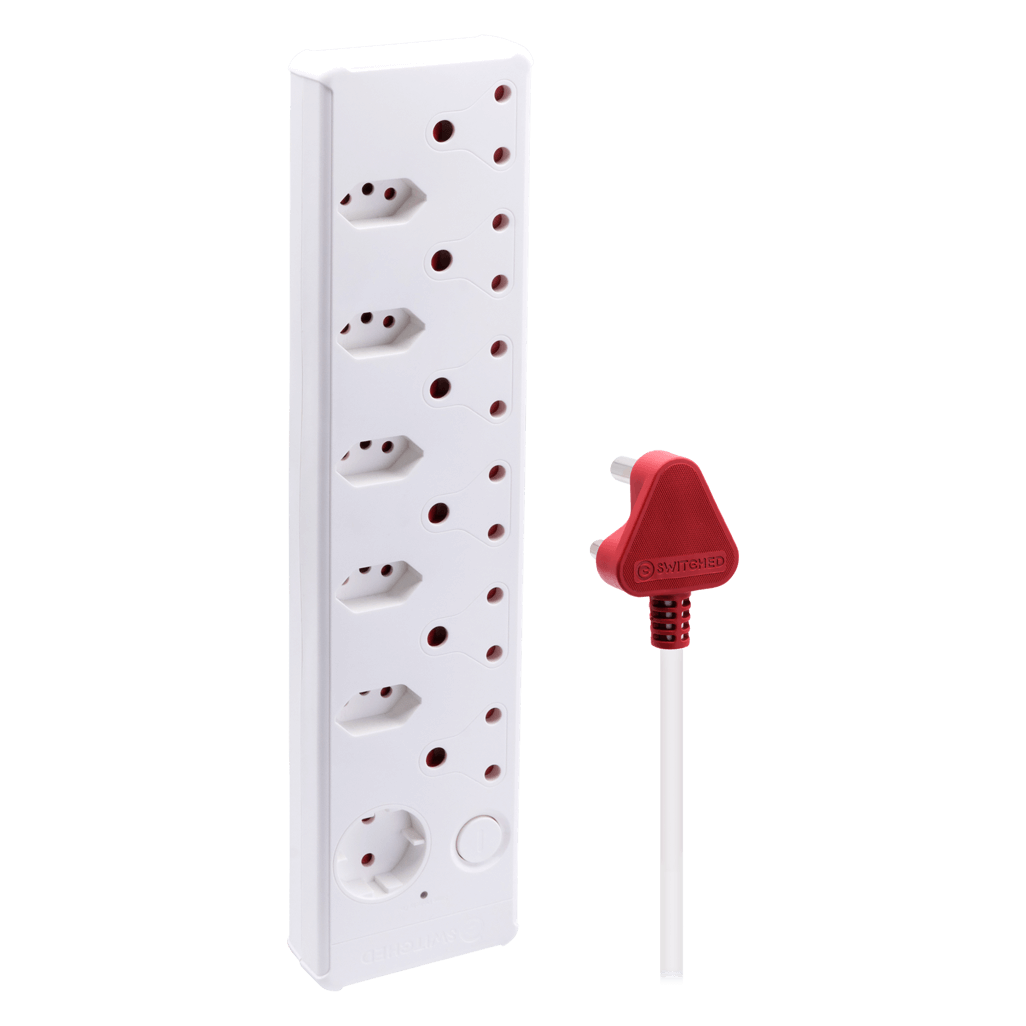 SWITCHED Medium Surge 12 - Way Multiplug 0.5M