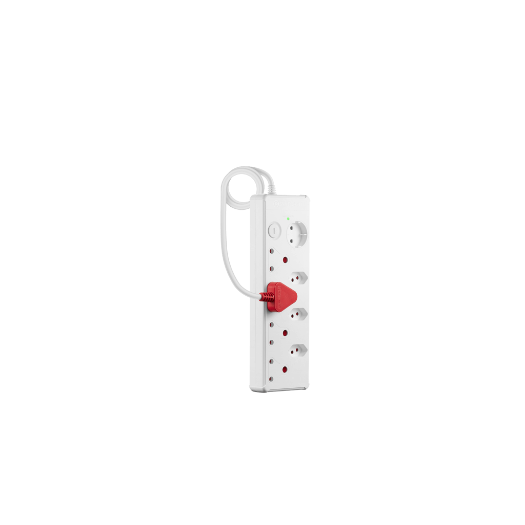 SWITCHED Medium Surge 8 - Way Multiplug 0.5M