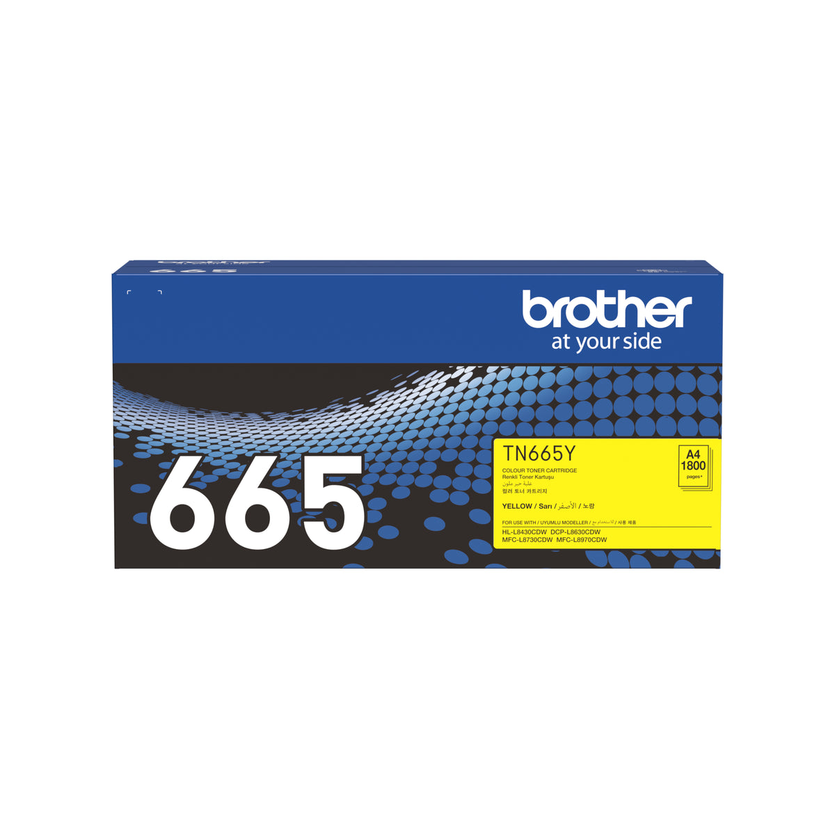 Brother TN-665Y Brother | Standard Yellow Toner Cartridge