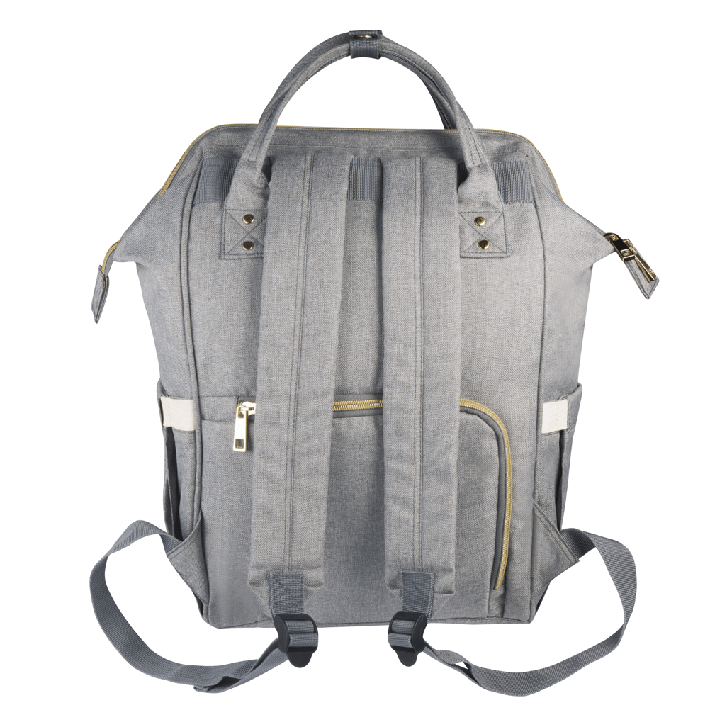 Totes Babe Alma 18L Diaper Backpack, Grey.