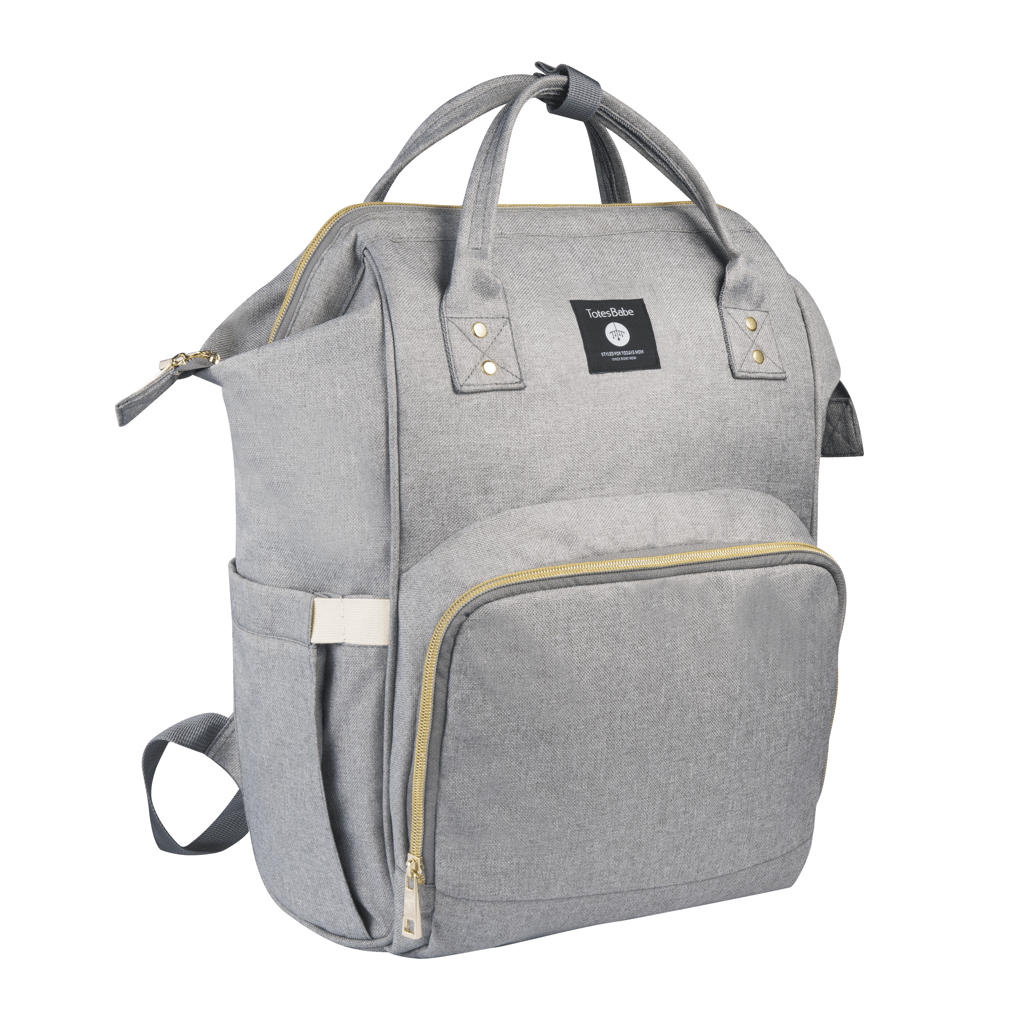 Totes Babe Alma 18L Diaper Backpack, Grey.
