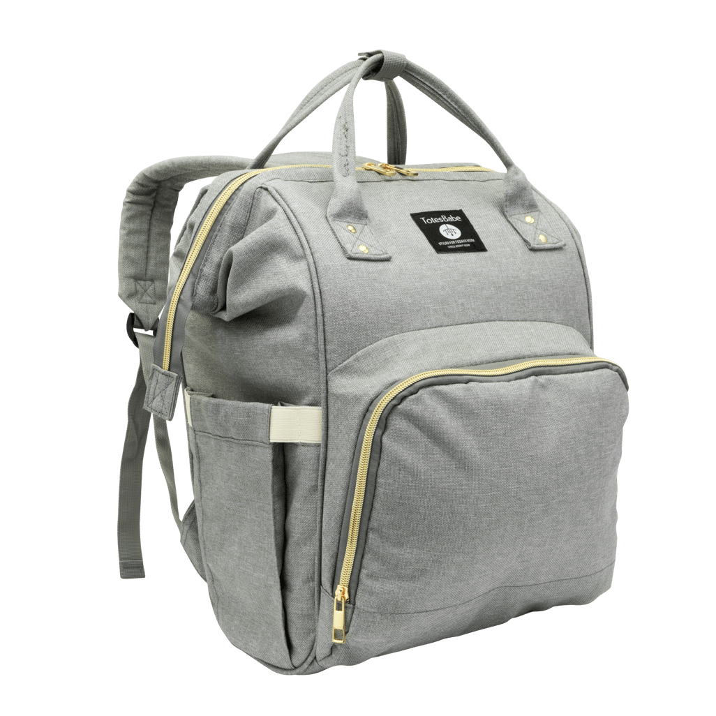 Totes Babe Alma 18L Diaper Backpack, Grey.