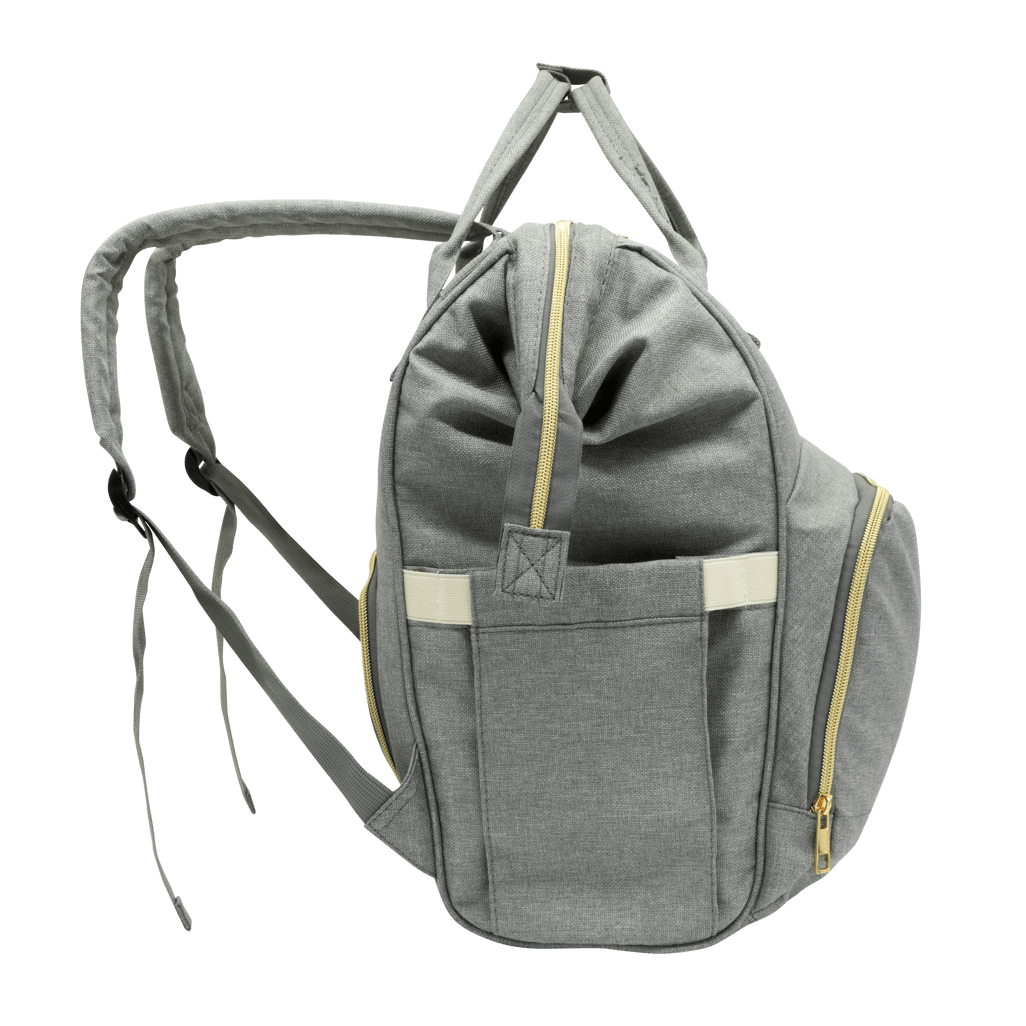 Totes Babe Alma 18L Diaper Backpack, Grey.