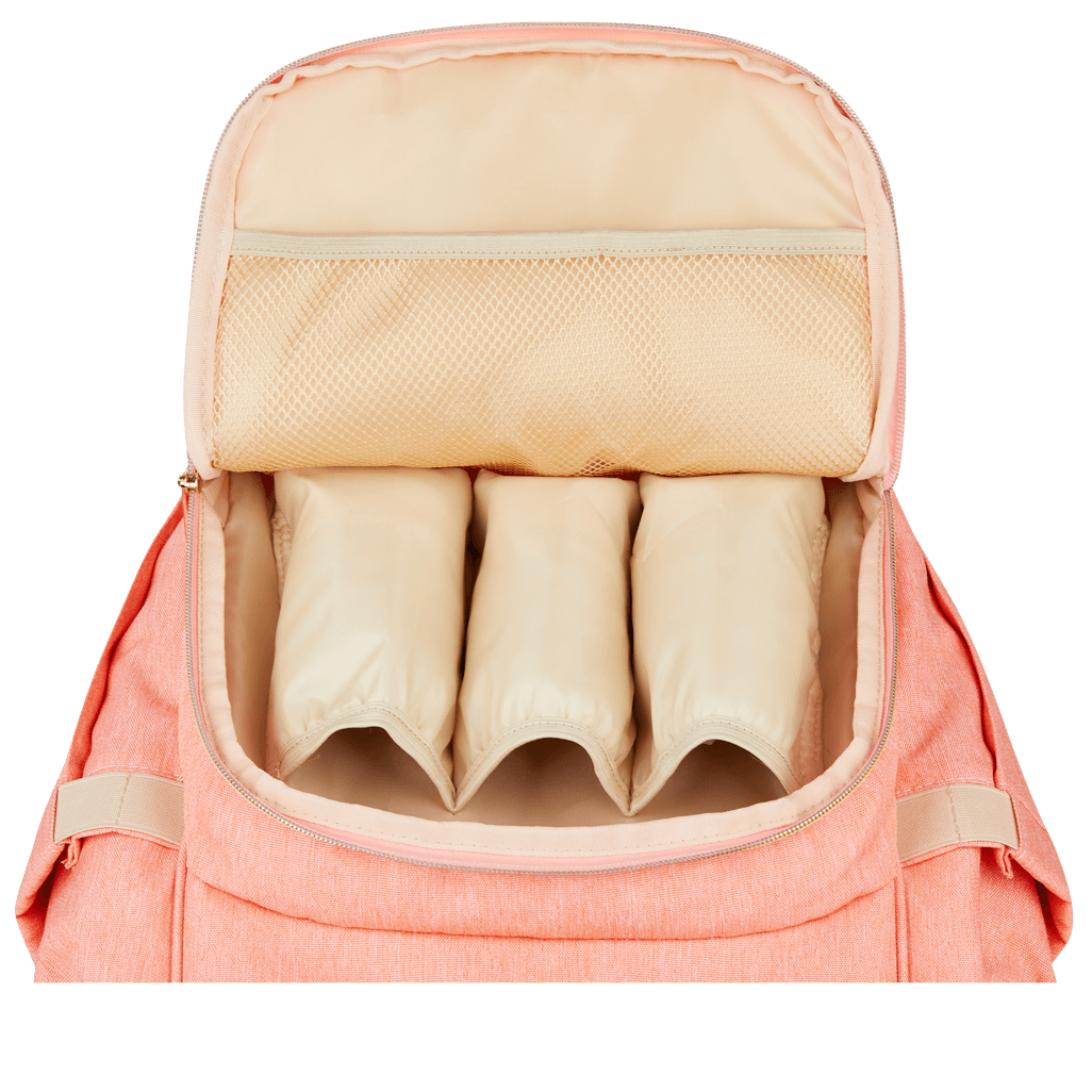 Totes Babe Alma 18L Diaper Backpack Peach