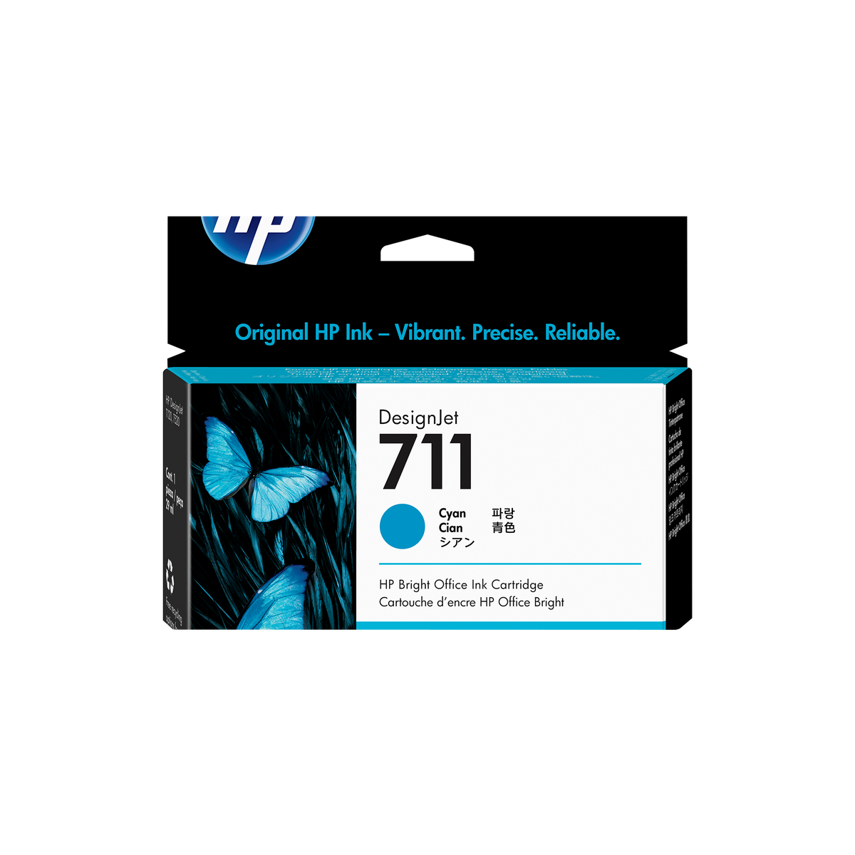HP 711 29ml Original Cyan Ink Cartridge  Designjet For T120 Series