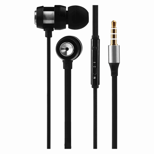 Volkano Alloy series metal earphone - Silver