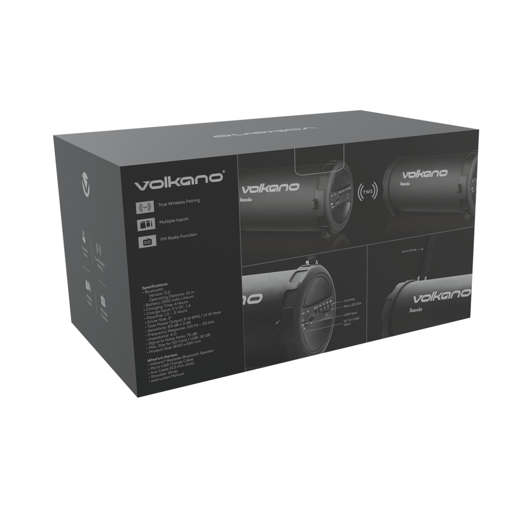 Volkano Bazooka Speaker