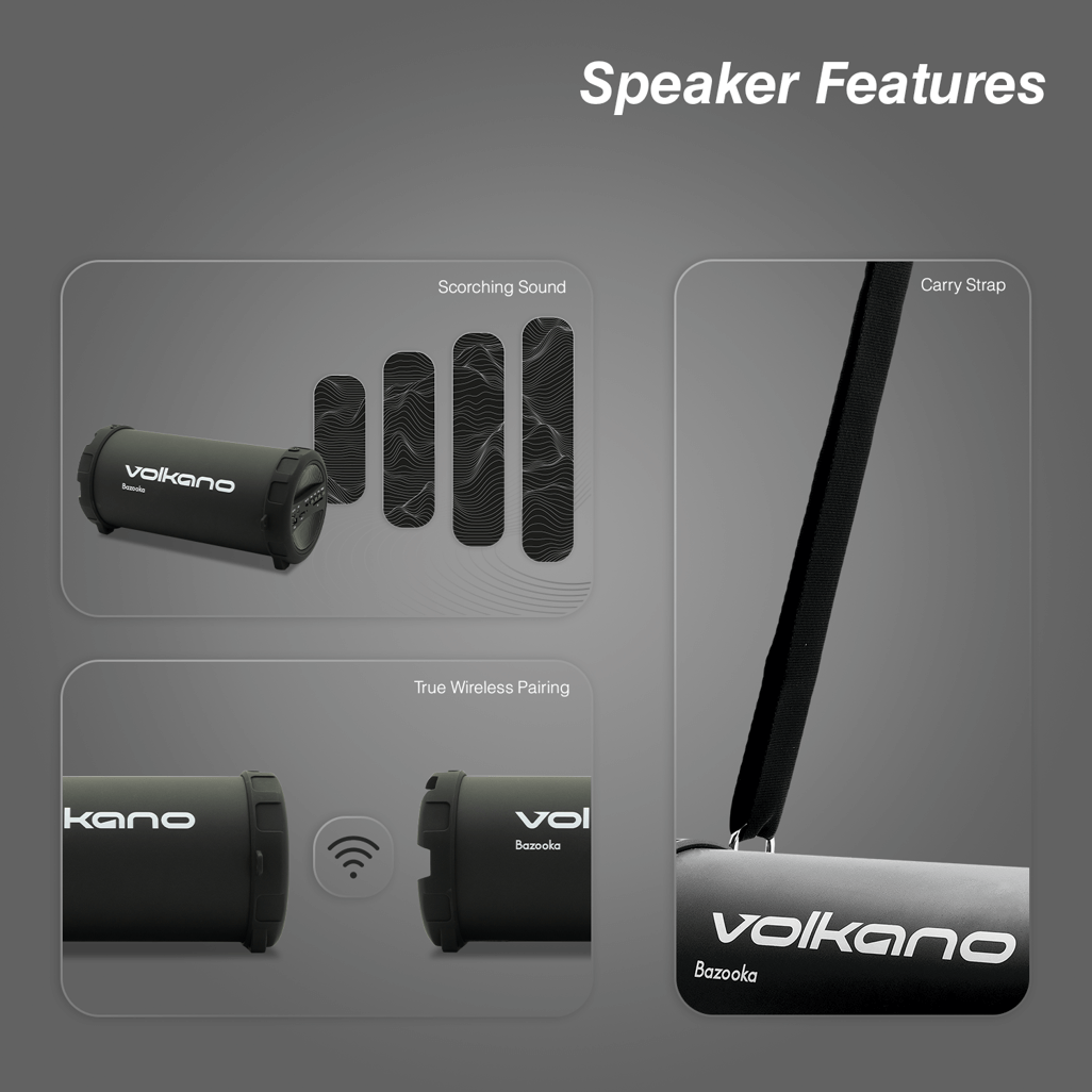 Volkano Bazooka Speaker