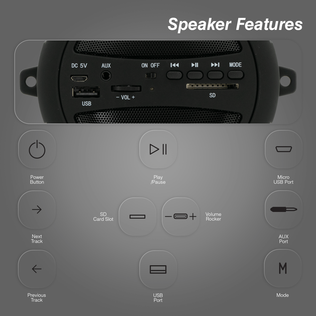 Volkano Bazooka Speaker