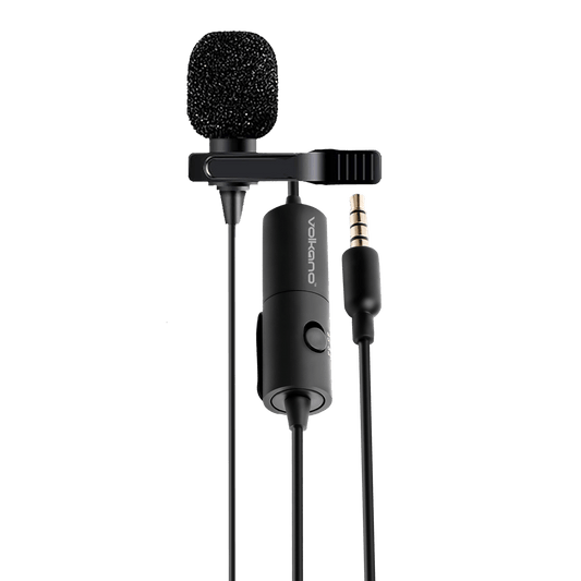 Experience crystal clear audio with the Volkano Clip Pro 3.5mm Microphone – the perfect tool to elevate your sound quality!
