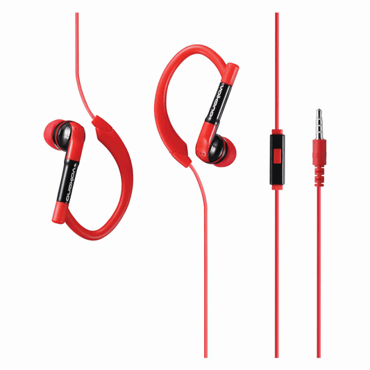 Volkano Haste series sports hook in earphones with mic