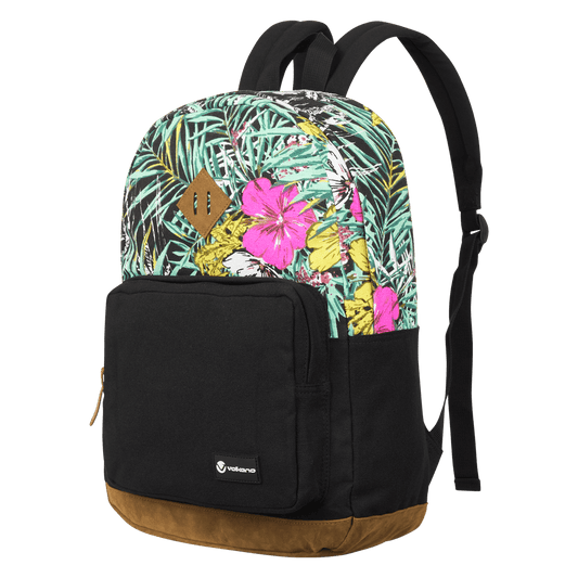 Volkano Hawk Backpack Black/Floral