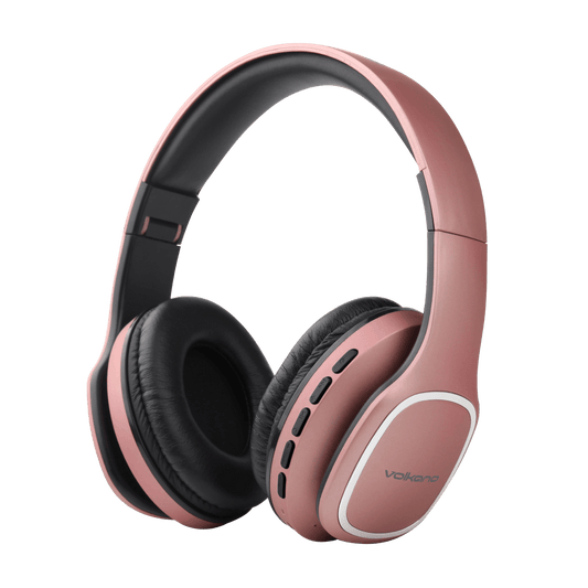 Volkano Phonic Series Bluetooth full size headphones - rose gold
