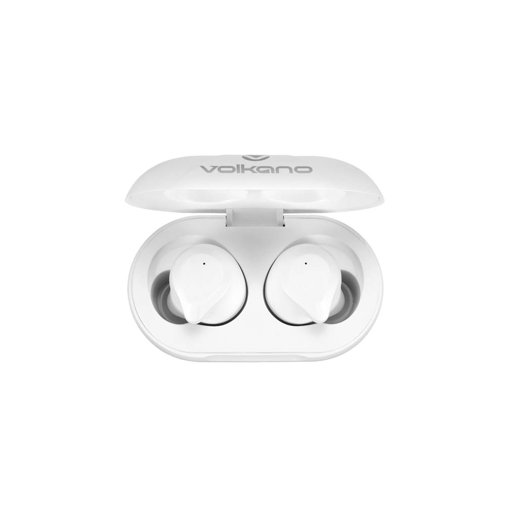 Volkano Scorpio Series True Wireless Earphones - White